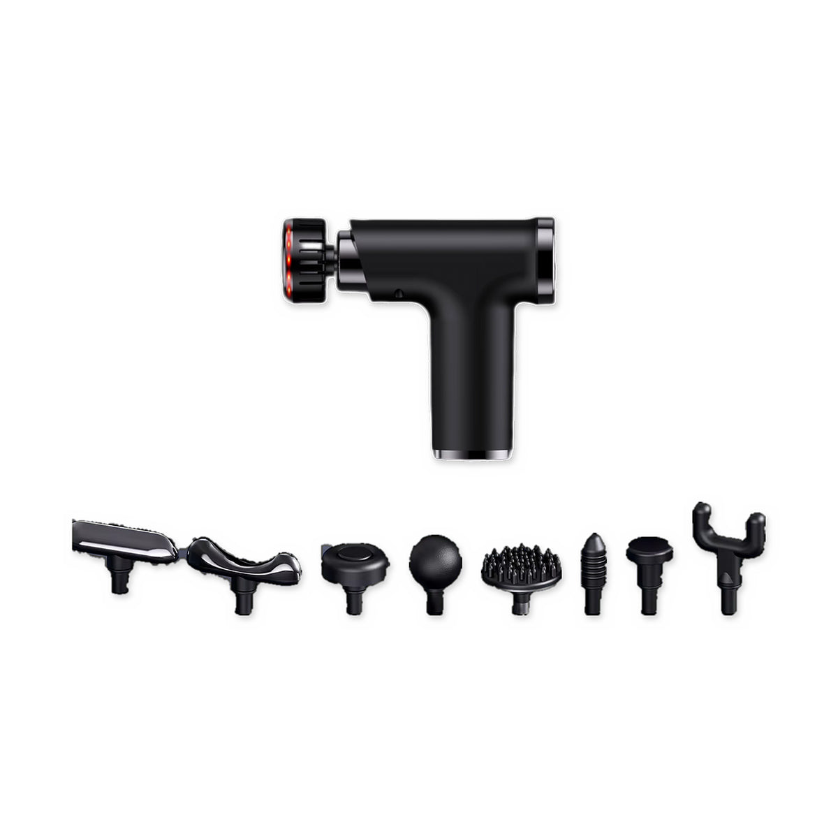 Pistolet de massage Pro et ses têtes interchangeables
